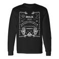 ウィジャボード不気味なホラーゲームでハロウィンアートをプレイ 長袖Tシャツ ギフトのアイデア