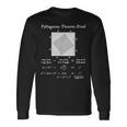 オタクピタゴラスの定理証三角形 数学教師 オタク 長袖Tシャツ ギフトのアイデア