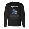 カイヤナイト宝石の意味 長袖Tシャツ ギフトのアイデア