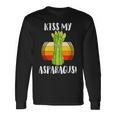 キスマイアスパラガス 野菜ミーム 農家 オーガニック ガーデニング 長袖Tシャツ ギフトのアイデア
