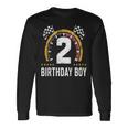 キッズ 2歳 誕生日 男の子 レーシング スピードメーター 長袖Tシャツ ギフトのアイデア