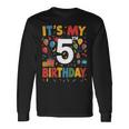 キッズ 5歳の誕生日シャツ男の子キッズ幼児5歳の誕生日男の子 長袖Tシャツ ギフトのアイデア