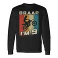 キッズ Braap I'm 9 ダートバイク 誕生日 9 Mx 9歳の誕生日 モトクロス 長袖Tシャツ ギフトのアイデア