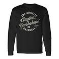 クレイトン・カーショウ ロサンゼルス ベースボールロック Mlbpa 長袖Tシャツ ギフトのアイデア