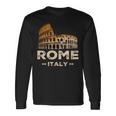 クール ヴィンテージ ローマ イタリア コロッセオ お土産 ローマ イタリア 長袖Tシャツ ギフトのアイデア