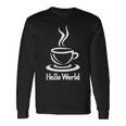 コンピューターtシャツ Java Hello World Development Coding 長袖Tシャツ ギフトのアイデア