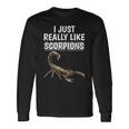 サソリの名言 I Just Really Likecorpions 洋服のサソリ 長袖Tシャツ ギフトのアイデア