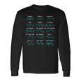 シンセサイザー ウェーブフォーム 電子音楽プロデューサー シンセス 長袖Tシャツ ギフトのアイデア