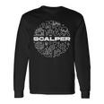 スカルパー 暗号スキャルピングトレーディング愛好家トレーダー 長袖Tシャツ ギフトのアイデア