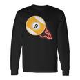 スヌーカー ビリヤードボール No9 プールプレーヤー 長袖Tシャツ ギフトのアイデア