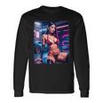 セクシーガールグラフィックtシャツ セクシーラティーナビキニモデル&スポーツカー 長袖Tシャツ ギフトのアイデア