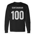 センテナリアン 100周年記念素晴らしい 100歳の誕生日おめでとう 長袖Tシャツ ギフトのアイデア