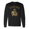 タイ旅行象のお土産。 長袖Tシャツ ギフトのアイデア