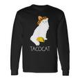 タコキャット-楽しい猫の回文 長袖Tシャツ ギフトのアイデア