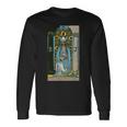 タロットカード The High Priestess ビンテージカード2 長袖tシャツ 長袖Tシャツ ギフトのアイデア