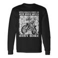 ダートバイクオールドマン 長袖Tシャツ ギフトのアイデア