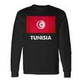 チュニジア国旗tシャツ 長袖Tシャツ ギフトのアイデア