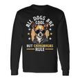 チワワ 犬種 ペット 全犬はかっこいいけどチワワのルール 長袖Tシャツ ギフトのアイデア