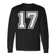 チームジャージーナンバー＃17スポーツギフト 長袖Tシャツ ギフトのアイデア