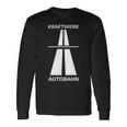 ドイツでの楽しい高速運転のためのクラフトワークアウトバーン 長袖tシャツ 長袖Tシャツ ギフトのアイデア