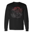 ドラゴンプリント トライバル タトゥー 長袖Tシャツ ギフトのアイデア