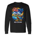 ニュージーランド国旗 旅行 お土産 ニュージーランド人 Nz キウイバード 長袖tシャツ 長袖Tシャツ ギフトのアイデア