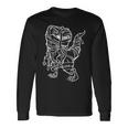 ハロウィン 面白い ミイラ恐竜 長袖Tシャツ ギフトのアイデア