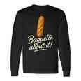 バゲット好き フランス ベーカリー フランスパン 長袖Tシャツ ギフトのアイデア