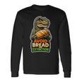 パンと絶滅を避ける恐竜ケトユーモア。 長袖tシャツ 長袖Tシャツ ギフトのアイデア