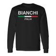 ビアンキ イタリア 家族名 イタリア 国旗 長袖tシャツ 長袖Tシャツ ギフトのアイデア