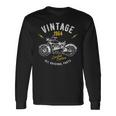 ビンテージ 1964 モーターサイクル バイカー 60歳の誕生日 長袖Tシャツ ギフトのアイデア
