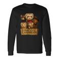 フェレット海賊アドベンチャークルー–面白い動物のパロディポスター 長袖Tシャツ ギフトのアイデア