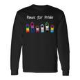 プライド猫好きのための足 Lgbt意識プライド月間 長袖Tシャツ ギフトのアイデア