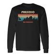 プレシディオ サンフランシスコ カリフォルニア レトロ ヴィンテージ 長袖Tシャツ ギフトのアイデア