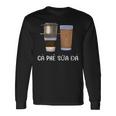 ベトナム ベトナム式フィルターコーヒー ベトナム式アイスコーヒー 長袖Tシャツ ギフトのアイデア