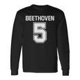 ベートーヴェン 5 第5楽章 交響曲 長袖Tシャツ ギフトのアイデア