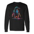 ペンギン ファンタジー アートワーク ロボットアニマルモチーフ ペンギン 長袖Tシャツ ギフトのアイデア