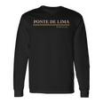 ポンテ・デ・リマ・ポルトガル 長袖Tシャツ ギフトのアイデア