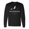 マッターホルン スイス 登山 ハイキング 長袖Tシャツ ギフトのアイデア