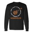マンドリン演奏について考える ミュージシャン ブルーグラス 長袖Tシャツ ギフトのアイデア