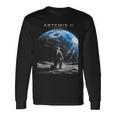 ミッション・トゥ・ザ・ムーン 宇宙飛行士アルテミス 2026 ロケットアルテミス2 長袖Tシャツ ギフトのアイデア