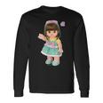 メルちゃんのおともだち りこちゃん Bigプリント 長袖Tシャツ ギフトのアイデア