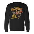 モトクロスバイカー、オートバイ、ダートバイク、スーパーモト。 長袖Tシャツ ギフトのアイデア