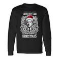 ラブクラフトのサンタとクトゥルフのクリスマス 長袖Tシャツ ギフトのアイデア