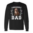 メンズ ラブラドゥードル お父さん 面白いクロスブリード 犬好きの方へのギフトに 長袖Tシャツ ギフトのアイデア