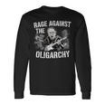 レイジ・アゲインスト・オリガーキー・バーニー・サンダースが抗議レジストと戦う 長袖Tシャツ ギフトのアイデア