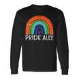 レインボーフラッグ プライド アリー ゲイプライド 月 Lgbtq Ally Lgbt 長袖Tシャツ ギフトのアイデア