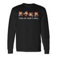 レッサーパンダのタピオカティーシャツボバティーギフトこれが私の転がり方です 長袖Tシャツ ギフトのアイデア