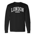 ロンドン イギリス Uk カレッジユニバーシティスタイル 長袖Tシャツ ギフトのアイデア