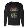 ヴィンテージ 1959年 誕生日 67歳 ヤシの木 レトロ 長袖Tシャツ ギフトのアイデア